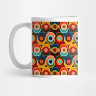 Geometric groovy pattern Mug